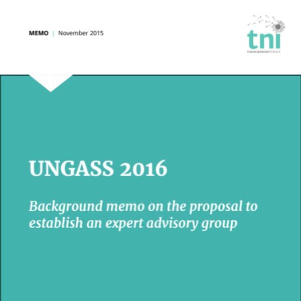 Note d'information sur la proposition d'établir un groupe consultatif d'experts