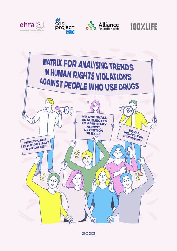 Matrix for analysing trends in human rights violations against people who use drugs